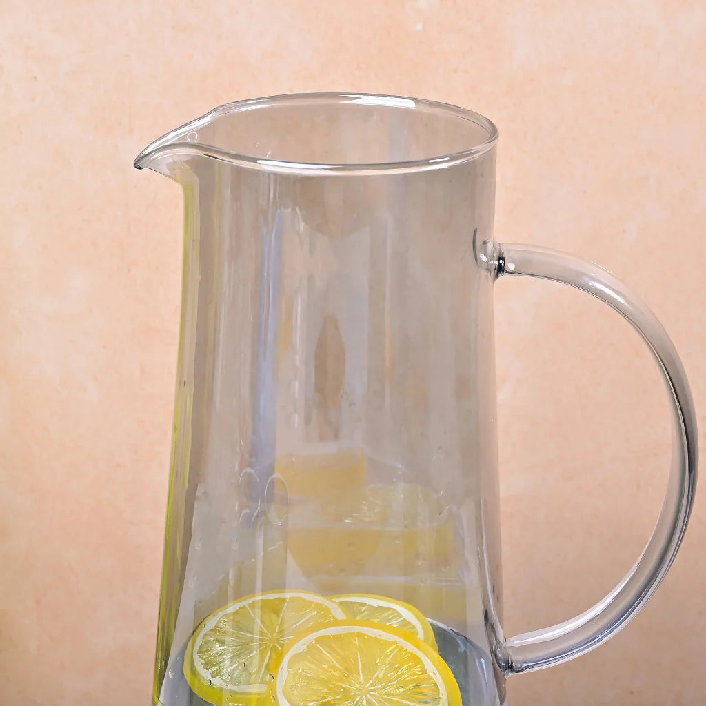 8-Pieces Pitcher & Glass Set with Tray