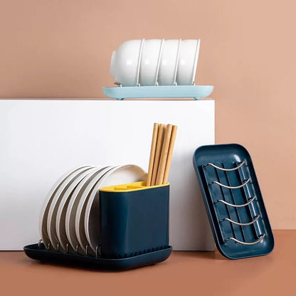 Double shaded spoon plates & bowl holder